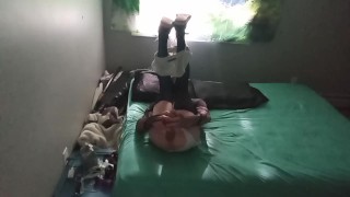 anal stretching with a 12" toy