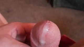 Home alone wank and cum!