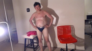 Dirty Daddies Getting Out of Speedos and Cumming All Over!!!