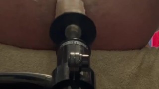 Big dildo fuck machine