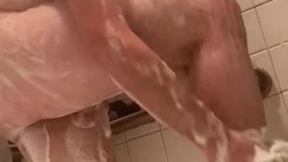 Watch my sexy curvy virgin ass take a shower.