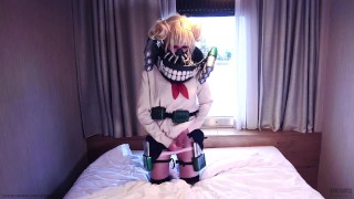 Himiko Toga Edges and Fingers her Ass