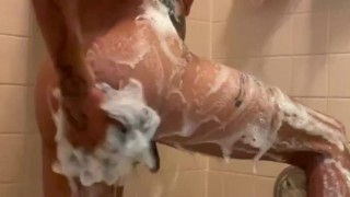 After a long day, a hot shower was needed 💦