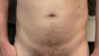 TEASER: Shy guy slowly reveals his uncut cock and then his face for the first time