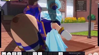 aqua konosuba anal fuck