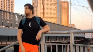 Super hot risky jerkoff public street. Almost caught 