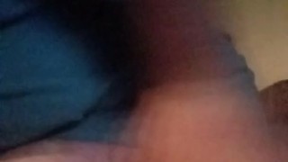 Sean playing with his furry doll