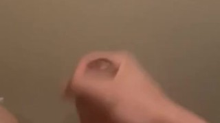 Jerking off in roommate’s room