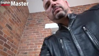 Uncut leather daddy cums in your face.