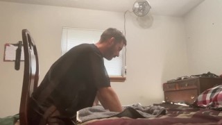 Tight ass big dildo