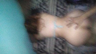 Cogiendo despues de salir de la pileta