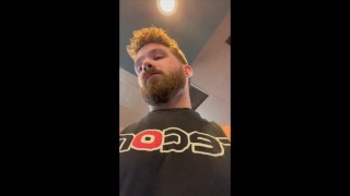 Ordering Starbucks with Massive Butt Plug Up My Ass