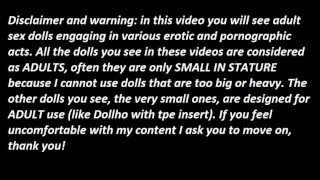 Schoolgirl (+18) slut sexdoll gets humiliated, fucked and creampied in a dark closet