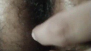 Playing horny ass with my finger