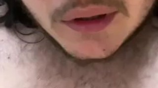 moaning and dirty talking to you in my hotel suite (cum, balls, face)