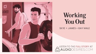 Working out by fucking my personal trainer at the gym