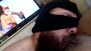 Ilove watching a cock sucking while my pussy gets a naughty tongue inside her,crackling in her mouth