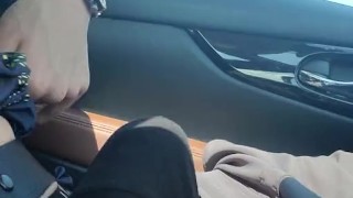 Johnholmesjunior in very risky public solo show while driving down highway on vacation part 4