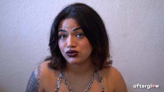 Two women explain how to have hot period sex