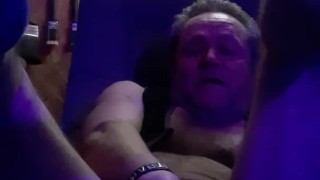 black dildo and prostate vibe in my hairy ass jockstrap #1