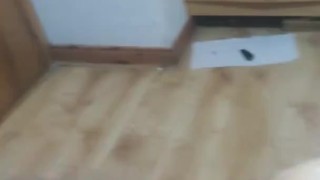 Rubbing my sexy feet with oil and showing my nails off