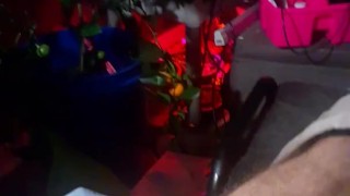 post cum penis torture teasing on slippery sensitive cock and balls