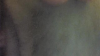 Horny big tit slut fingers herself