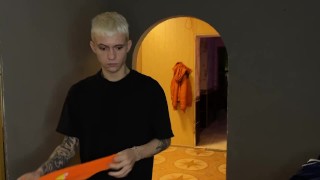 Buddies are shy to start a sex party