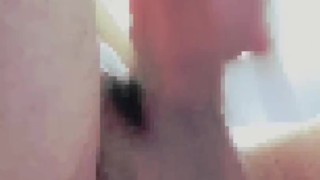 カチコチ勃起後にカメラにぶっかけ射精