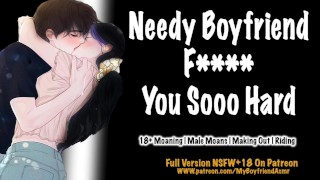 Spicy Asmr 18+ Needy Boyfriend rubs on your ass |Hot Sexy Moaning| Male Moan Roleplay