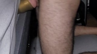 Dirty Talking and Fucking Fleshlight to Huge Orgasm