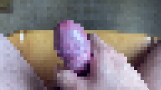 短小おちんぽを激しく手コキして射精～オナニー中毒～