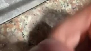 Morning routine | jerking in the sink