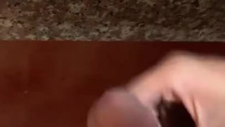 Morning routine | jerking in the sink