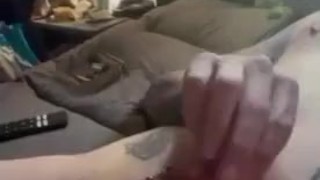 watch me jerk my pierced cock 