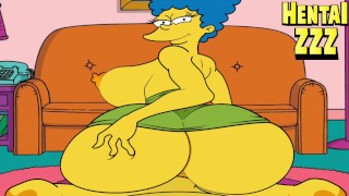 Marge milf big ass reverse cowgirl Simpsons porn