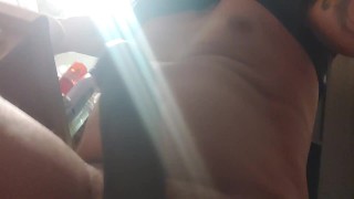 Gotta be quiet in mother in law's bathroom