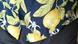 Jerking off after came back at home 