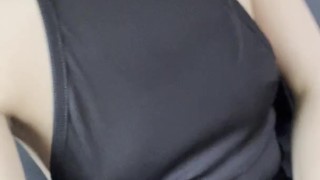 I touch myself in the taxi on the way home