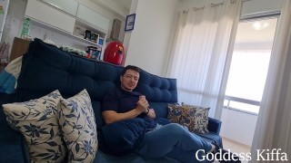 Goddess Kiffa and Mr Pine - Giantess Pov 1 - Wife is mad at husband and step on him merciless - FOO