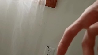 Rock Hard Veins Popping Edge Challenge. Thick Cum Streams as he Continues Long Stroking