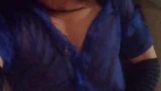 Femboy showing that thigh gap