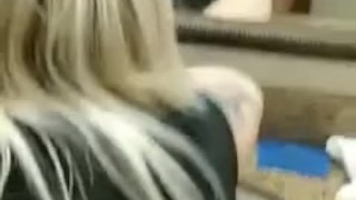 BBC fucks MISSBRIGHTEYESZ doggy style in hotel bathroom(;