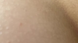 Finger to my bitch and he enjoy it