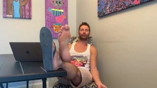 Roommate Catches You Staring at his Soft Sexy Feet! (1080p HD PREVIEW)