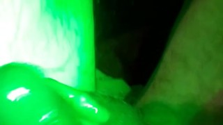 getting filthy worked up under green light