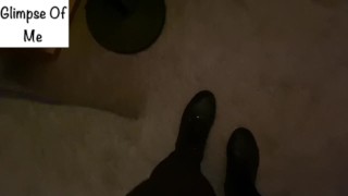 Tired After work feet, toes to AC (foot fetish) - GlimpseOfMe 