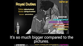 A Knight comforts his Prince