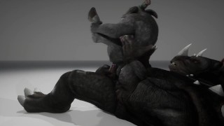 Monster Cock x Little Djablo 3D