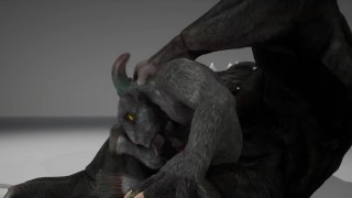 Monster Cock x Little Djablo 3D